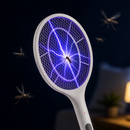 ⚡Mata Mosquitos al Instante - Raqueta Eléctrica Recargable